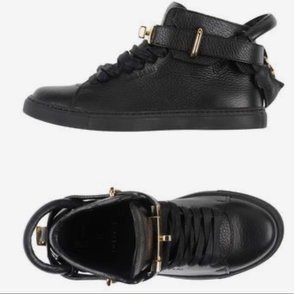Black buscemi women’s high sneakers